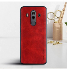 Шкіряний чохол AIORIA Vintage для Huawei Mate 10 Pro red