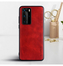 Шкіряний чохол AIORIA Vintage для Huawei P40 Pro red