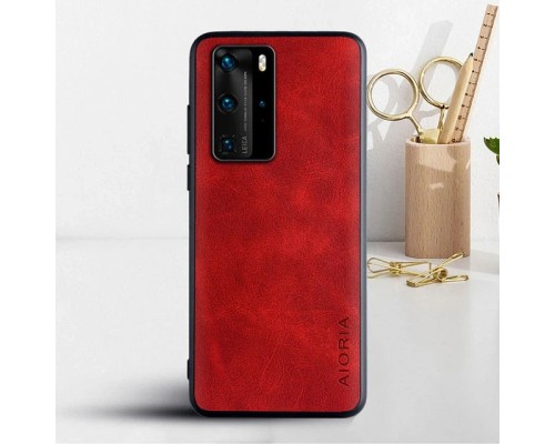 Шкіряний чохол AIORIA Vintage для Huawei P40 Pro red Шкіряний чохол AIORIA Vintage для Huawei P40 Pro red
