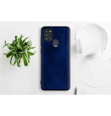 Шкіряний чохол AIORIA Vintage для Samsung Galaxy A21s blue