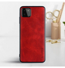Шкіряний чохол AIORIA Vintage для Samsung Galaxy A22 5G red