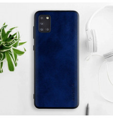 Шкіряний чохол AIORIA Vintage для Samsung Galaxy A31 blue