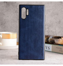 Шкіряний чохол AIORIA Vintage для Samsung Galaxy Note 10 Plus blue