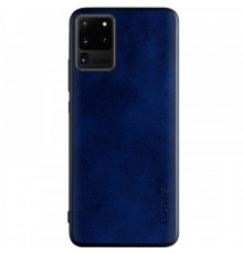 Шкіряний чохол AIORIA Vintage для Samsung Galaxy S20 Ultra blue