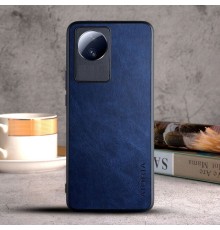 Шкіряний чохол AIORIA Vintage для Vivo Y02 blue