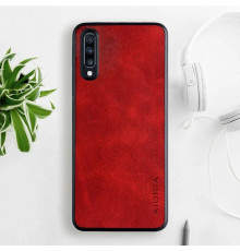 Шкіряний чохол AIORIA Vintage для Samsung Galaxy A70 red