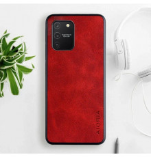 Шкіряний чохол AIORIA Vintage для Samsung Galaxy S10 Lite red