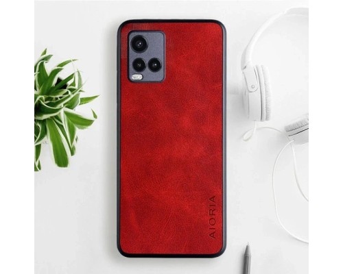 Шкіряний чохол AIORIA Vintage для Vivo Y21 / Y21s / Y33s 4G red Шкіряний чохол AIORIA Vintage для Vivo Y21 / Y21s / Y33s 4G red