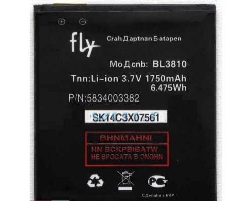 Акумулятор BL3810 для FLY IQ4415 без шлейфу Акумулятор BL3810 для FLY IQ4415 без шлейфу